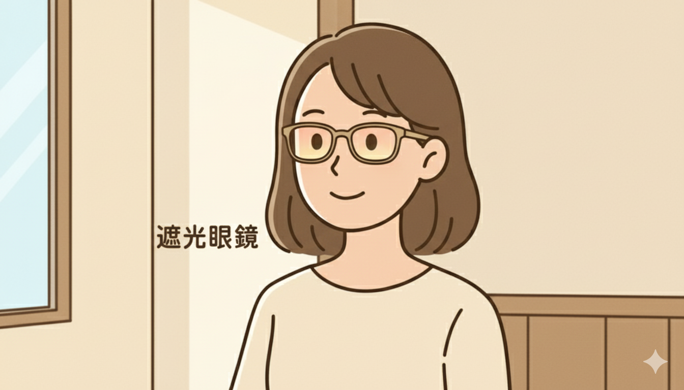 遮光眼鏡の利用シーン